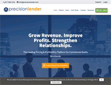 Tablet Screenshot of precisionlender.com